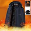 Winter Men's Cotton-padded Clothes Simple Fashion Casual Cotton-padded Clothes Plus Velvet Thickening To Keep Warm Men