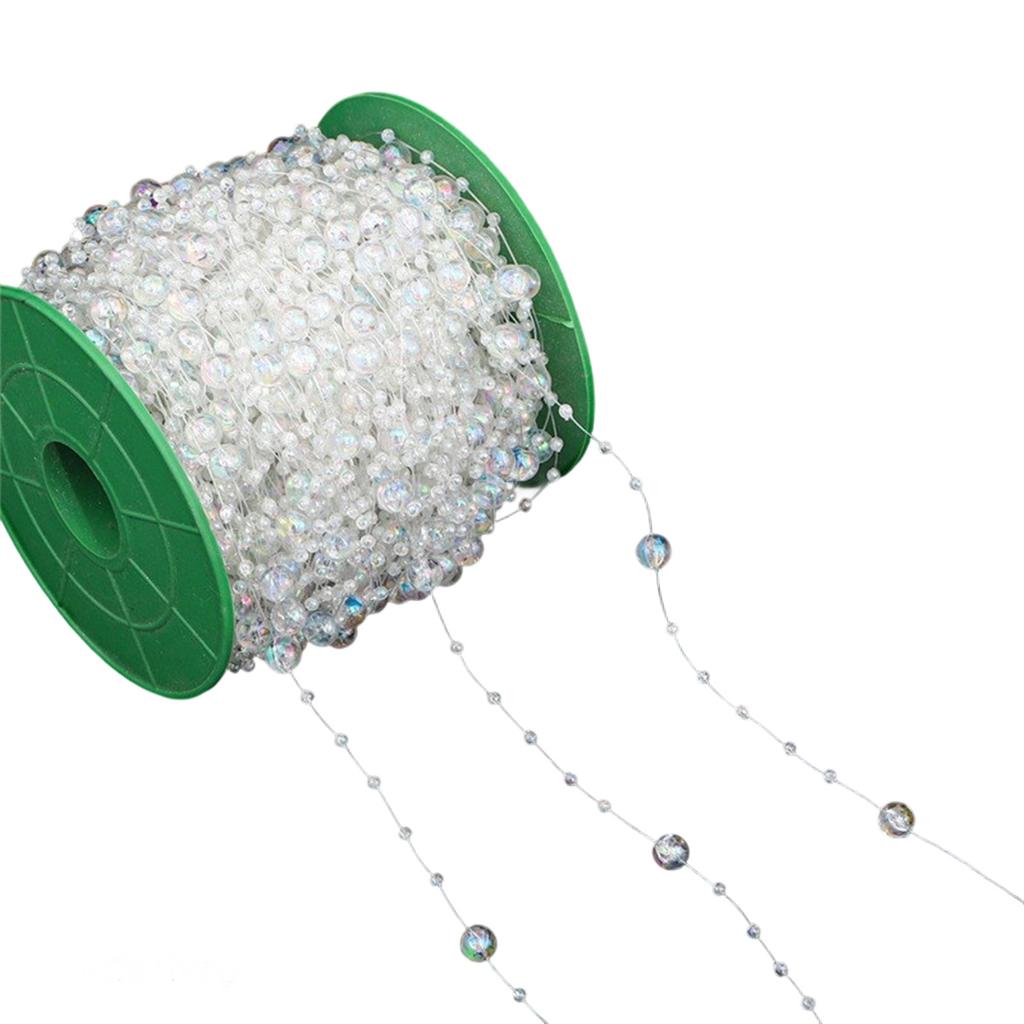 Bead Chain Clear Plastic Craft Bead String Handmade Jewelry Accessories For Art Craft Necklace Bracelets Jewelry Making