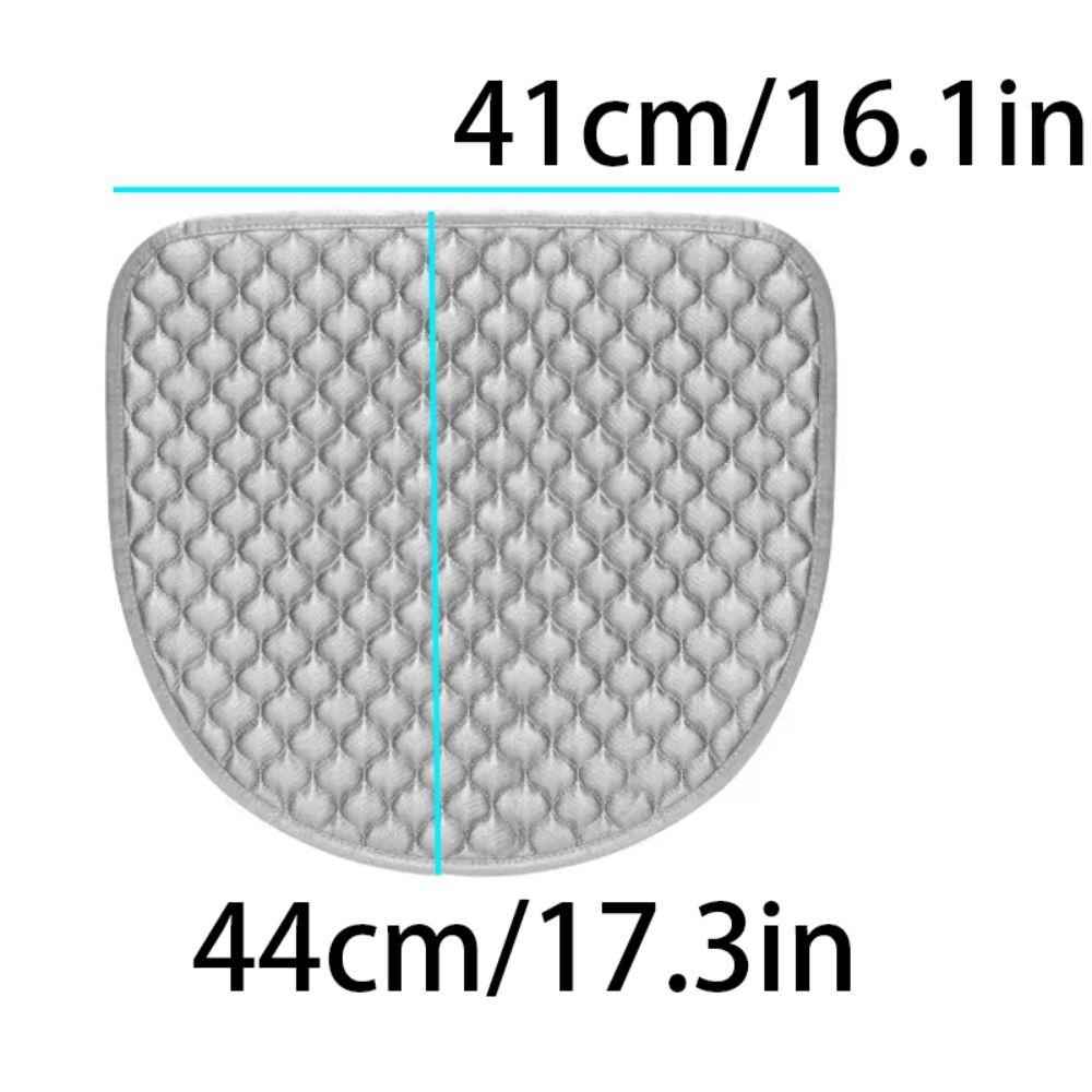 44x41cm Curved Dining Chair Cushion Soft Winter Student Cushion Semi-circular Chair Pad Household