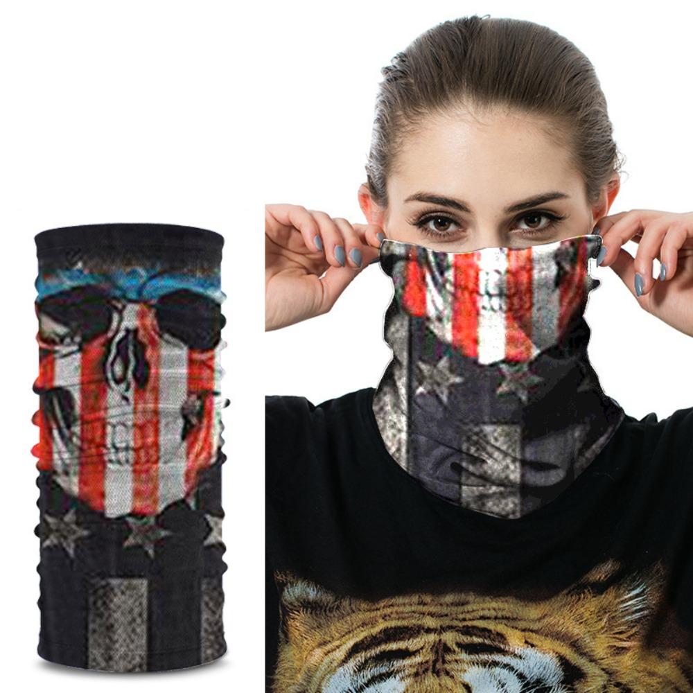 Bandana Windproof Headband Shield Mask Printing Cycling Scarfs UV Face Mask Men Women