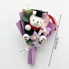 Little Bear Crochet Bouquet Graduation Flower Bouquets Graduation Gifts Wedding Gift for Guests Bouquets Valentine's Day Bouquet