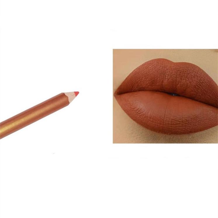 39Color Wood Lip Liner Водостойкий женский очаровательный карандаш для губ Макияж женский стойкий косметический инструмент Мягкий карандаш