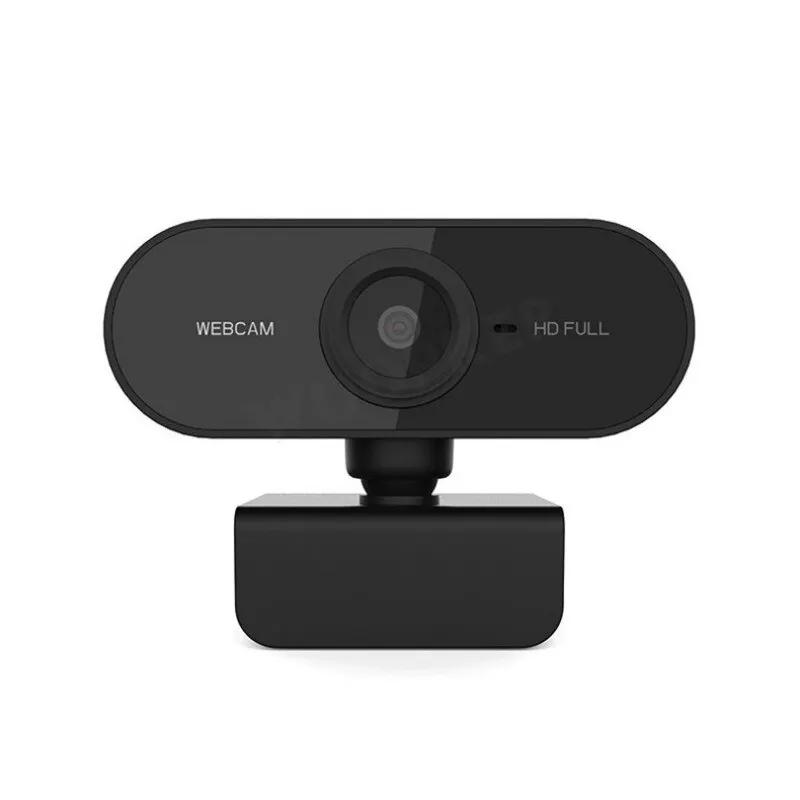 Full HD 1080p USB Webcam with Mic - Flexible Rotatable Mini Camera for Laptop Desktop Online Education