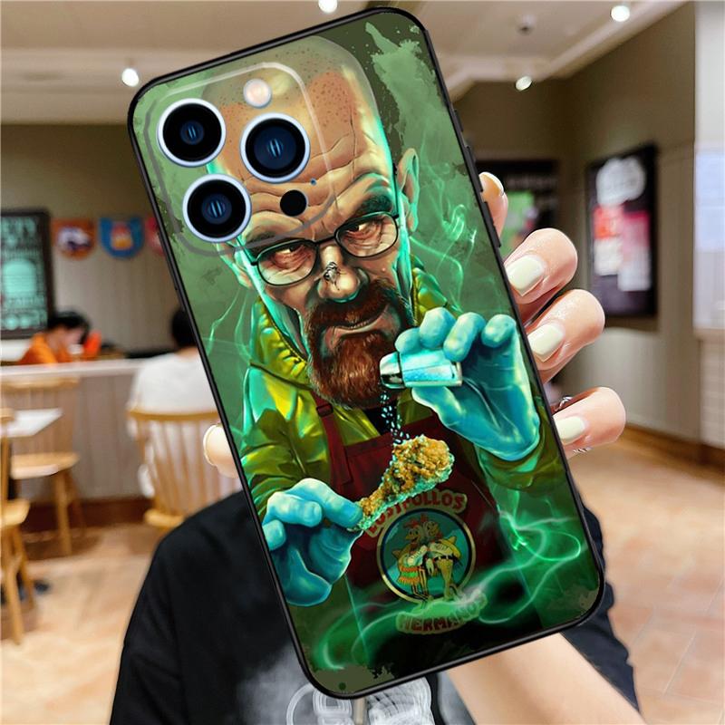 Heisenberg Breaking Bad Case For iPhone 17 16 15 13 12 11 14 Pro Max Mini Plus 16e 17 Air Bumper Cover Accessories