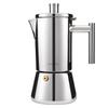 Italian Stainless Steel Moka Pot Espresso Maker for Induction Cooktops