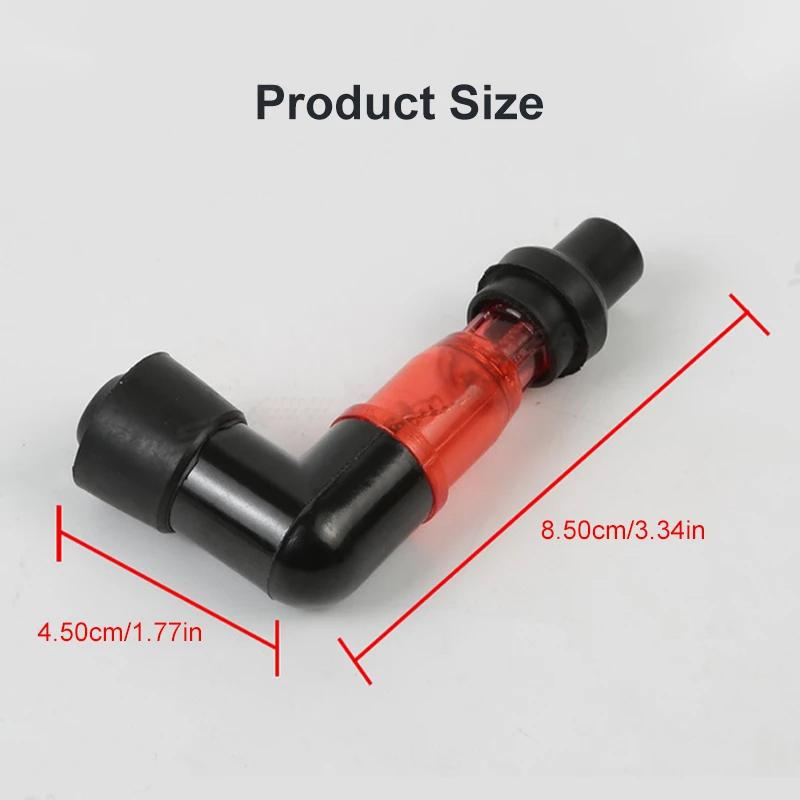 Motorcycle Flash Spark Plug Cap Flash Spark Plug High-Voltage Cap for Motorcycle Tricycle Multi Colour Modified Accessories