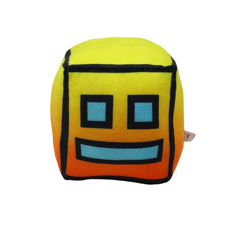 Geometry Game Dash Character Plush Cushion Stuffed Toy Expression Gift Block