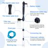 4 In 1 Efficient Aquarium Clean Vacuum Water Change Fish Tank Pump Siphon Gravel Cleaning Siphon Filter