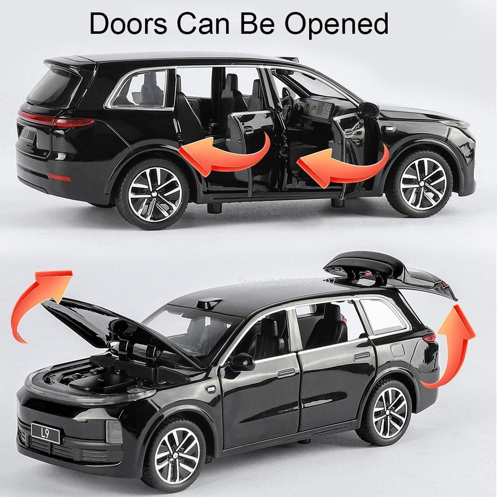 1:32 LEADING IDEAL L9 ONE Miniature Toys Alloy Diecast Models Cars Sound Light Pull Back Doors Opened Vehices Collect Decoration