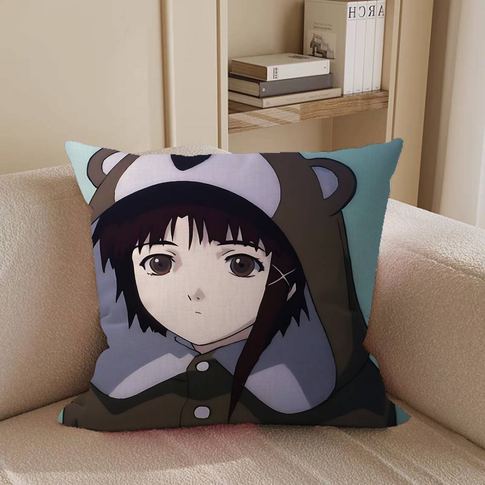 Serial Experiments LainS Maple Design Cushion Cover Happy Autumn Harvest Decor Holiday Decorati Pillow Cover