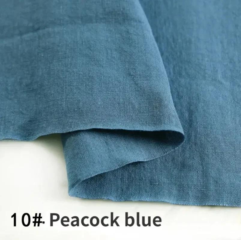 100% чистая льняная одежда из конопли, ткань на метр, тонкая, промытая камнем, высококачественная льняная летняя одежда, брюки, ткань из рами