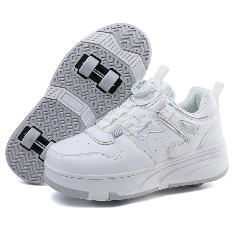 Детские роликовые кроссовки, обувь для ходьбы, съемные колеса, детские ролики для подростков, детские роликовые кроссовки на двух колесах