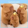 Adorable Stretchable Capybara Plush Toy With Cute Bee Design Perfect For Kids Gift