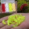 Fishing Lure 100 PCS Maggot Grub Soft Lure Smell Worms  Shrimps Carp Fishing Fishing Lures