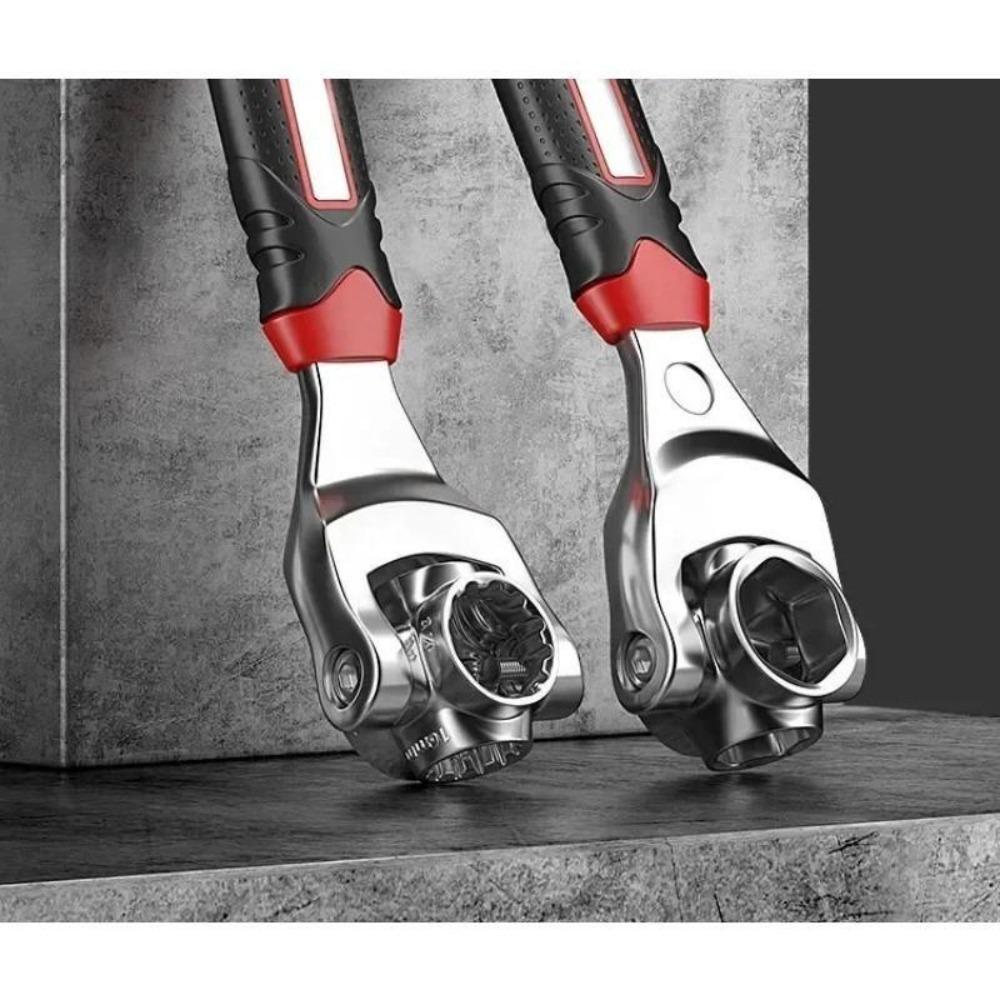 Многофункциональный ручной инструмент с торцевым ключом 52 в 1, вращающийся на 360 градусов храповой ключ с шлицевым болтом, торцевой ключ Torx, ремонтный инструмент