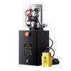 Hydraulic Pump 20 Quart Single Acting Dump Trailer Pump Power Unit DC 12V