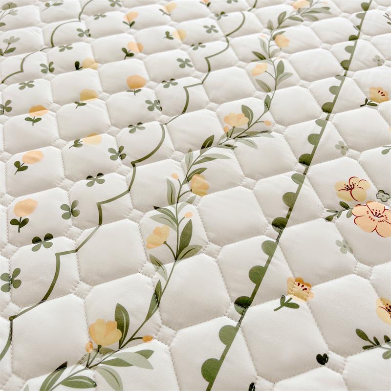 Простыня с цветочным узором, покрывало для кровати размера «queen size», утолщенная простыня, стеганый чехол для матраса, tampa de colchão (Наволочка Нужен заказ)