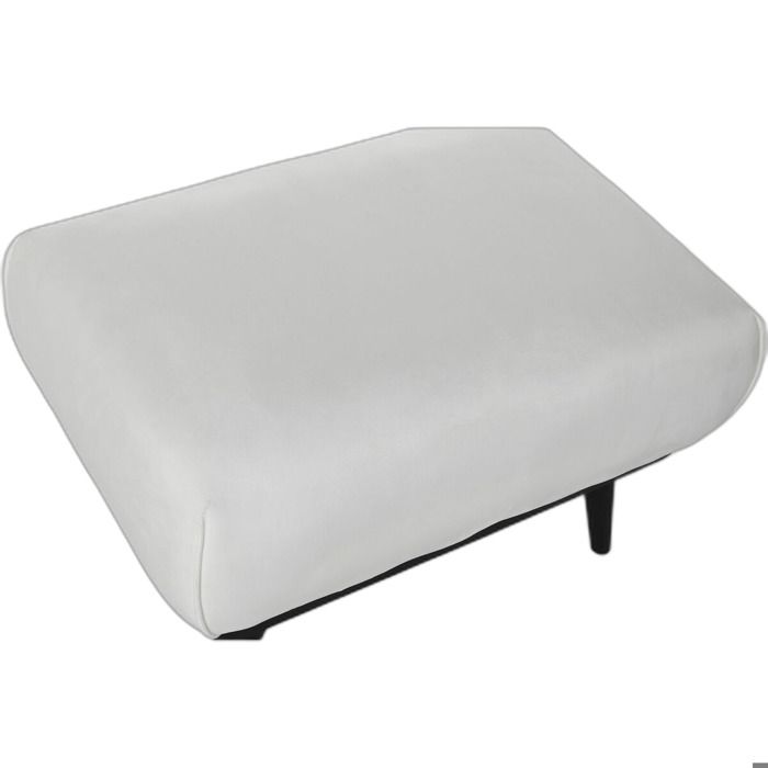 Banc Banquette - DKD Home Decor - Noir/Gris - Polyester - Intérieur - Design Contemporain