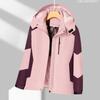 Autumn and Winter Windproof Jacket for Women, Graphene Lining, Thickened Cotton Jacket, Outdoor Sports Mountaineering Jacket, Cotton Jacket