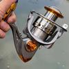 New Fishing Reel 1000-7000 Spinning Reel Full Metal Rocker Arm Maximum Drag 8 Kg Gear Ratio 5.2:1 Reel Fishing Saltwater Fishing Supplies