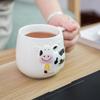 Ceramic Cartoon Animal Milk Mug Cute Cow Coffee Cup Creative Home Milk Tea Cup Office Tea Cup Children's Holiday Gift Mugs