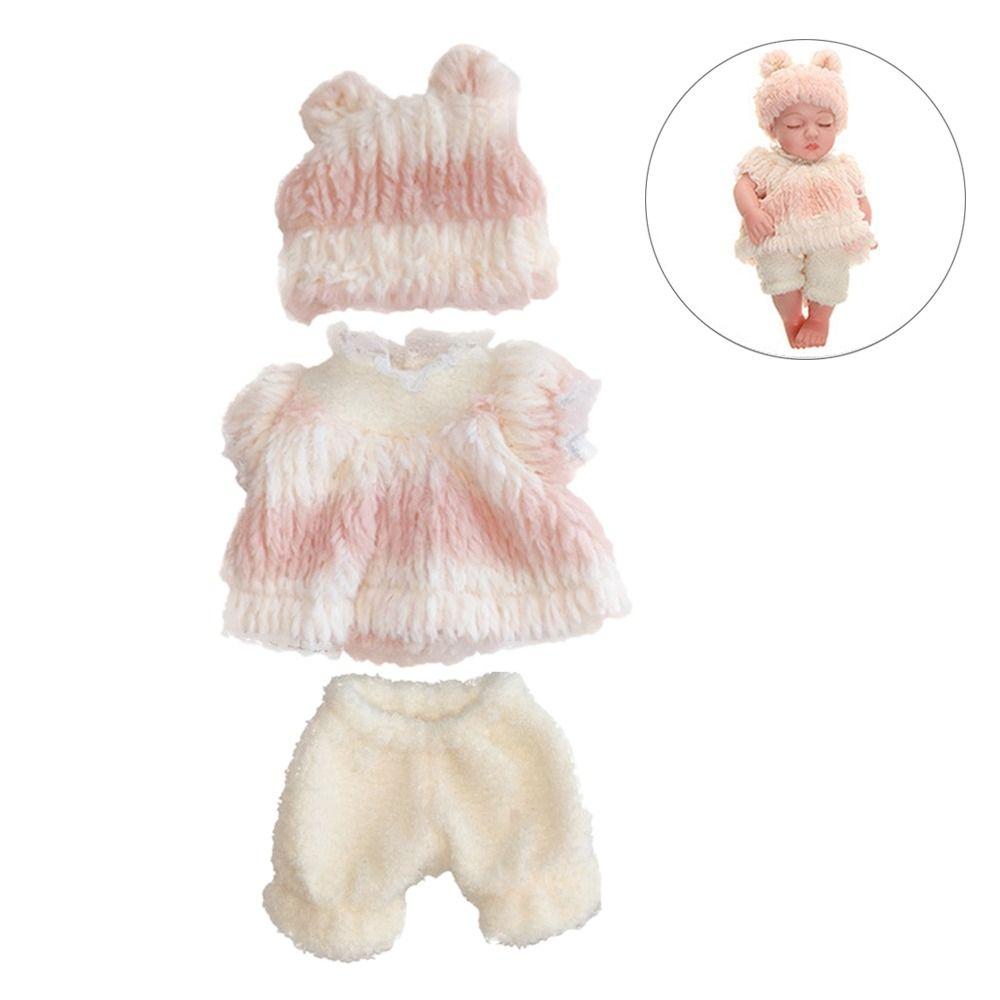 Colorful Baby Reborn Pajamas Polyester Palm Dolls Dress Reborn Dolls Clothes  Reborn Baby Doll Toys