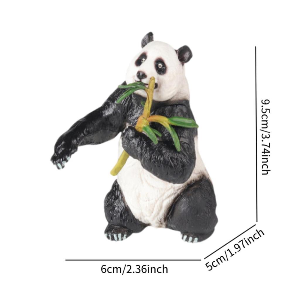 Panda Statue Animal Sculpture Artwork Decorative Gift Crafts Figurine for