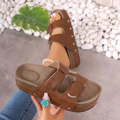 Модные женские тапочки на каблуках и платформе, дизайнерские сандалии 2024 года, новые женские шлепанцы, летняя мода, поддержка, пара, открытый носок, пляжные тапочки