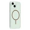 For iPhone 15 Magnetic Case Acrylic TPU Clear Phone Back Cover