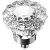Crystal Drawer Pulls Handles Transparent Cabinet Knobs Brass Closet Handles For Wardrobe Furniture
