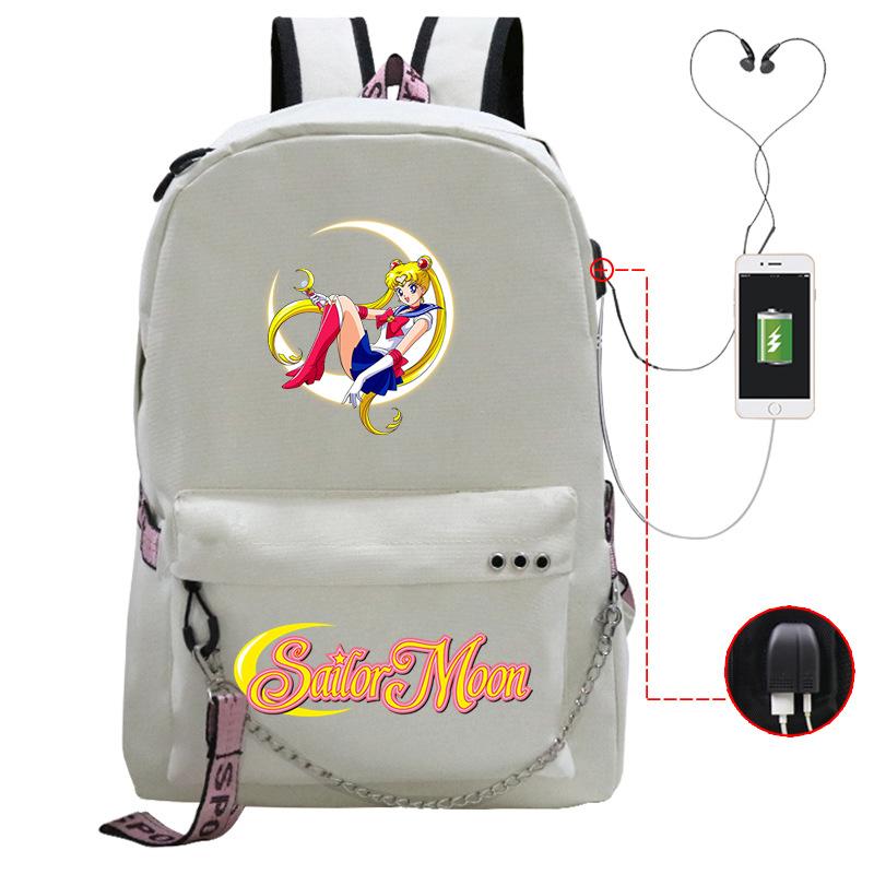 Campus Sweet Small Fresh Peripheral Animation School Bag Girls Students Lightweight Fashion Casual Backpack