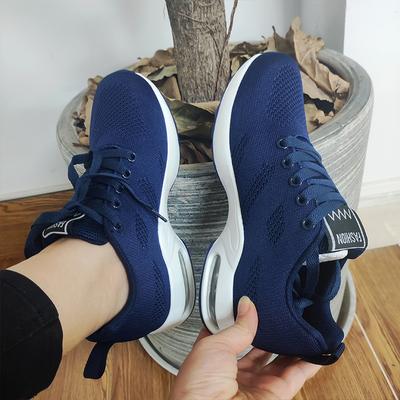 Женская повседневная сетчатая обувь на толстой подошве, увеличивающая рост, для бега, фитнеса, ходьбы, больших размеров 36-42, женская вулканизированная обувь