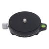 Camera Panoramic Panning Base with Level 60MM Aluminum Alloy CNC Oxidized 14in 38in Thread 360