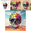 Fashion Colorful Skull Pattern Acrylic Glass Pendant For Party Gifts And Celebrations