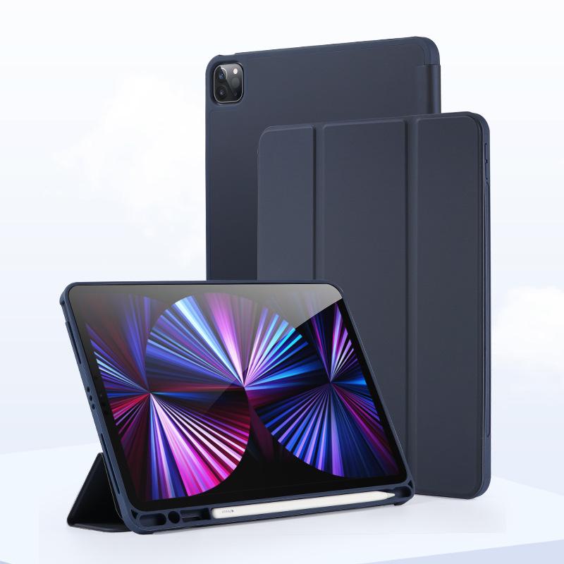 Чехол для iPad 10.2/Pro 3/4/Air 5/Mini 5/6 со слотом для стилуса, из мягкой кожи