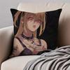 Smart Japanese Anime DDeath Note Cushion Cover Pillowcase Antidustmite Invisible Zipper Short Plush Sofa Cushion