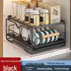 Hanyou Double-Layer Pull-Out Dish Drying & Storage Rack