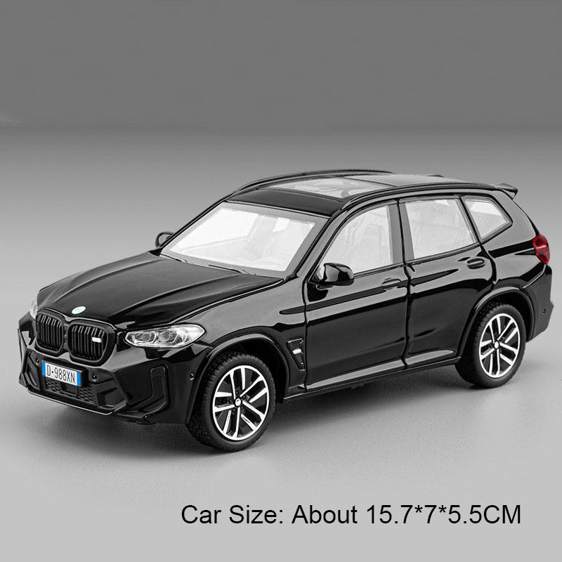 1:32 X3M 320i Игрушечная модель спортивного автомобиля Оттягивается Звук Свет Двери открываются Сплав Литье под давлением Миниатюрные модели транспортных средств Украшения Подарки