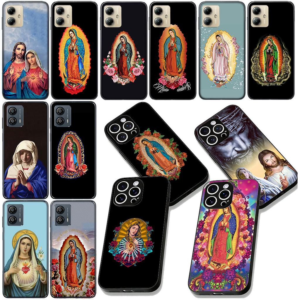 Virgen de Guadalupe Phone Case for Samsung Galaxy S22 S21 S20 FE Ultra Plus A35 A36 A37 A33 A34 A04 A71 Protective Cover