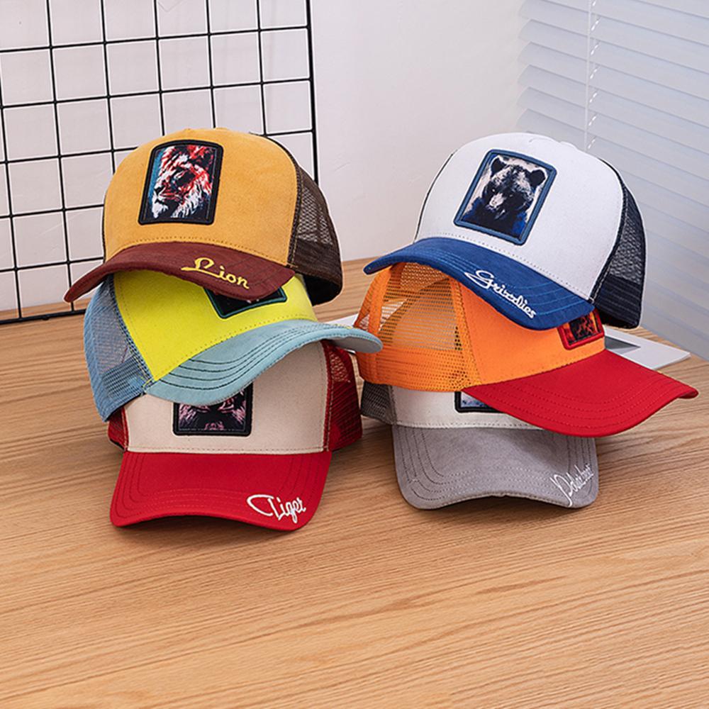 Унисекс модная кепка дальнобойщика с анималистичным узором, замшевая кепка, летняя бейсболка для отдыха на открытом воздухе для мужчин и женщин