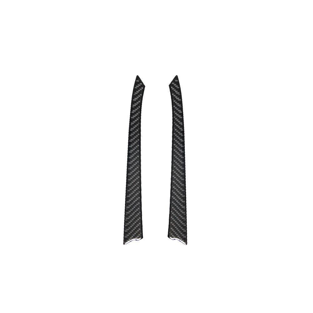 Gear Shift Side Cover Carbon Fiber Interior Trim For 2008-13 Cadillac CTS 2PCS