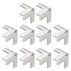 10Pcs Furniture Corner Protector Anti-collision Baby Proof Clear Self-adhesive Table Desk Right Angle Sharp Edges Corner Guard Bumper Protective Cover