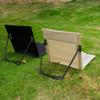 Foldable Camping Chair Outdoor Garden Park Single Lazy Chair Backrest Cushion Picnic Camping Folding Back Chair Beach Chairs