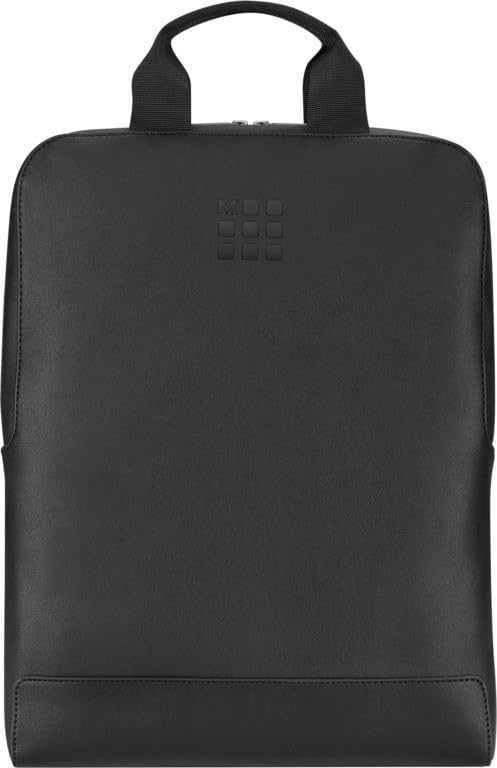 Moleskine Classic Vertical Business Backpack with 15-inch Laptop Storage, New Model, Men's, ET23C2DBVBK, Black, One Size