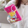 Корейский милый 3d медвежьи уши брелок с подсолнечником, мягкий чехол для Iphone 14 13 12 11 Pro Xs Max X Xr 7 8 Plus противоударный чехол с рисунком