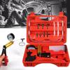 2 In 1 Manual Vacuum Pressure Pump Brake Fluid Drain Kit Vacuum Pistol Pump Tester Kit Portable Aluminum Vacuum Gauge