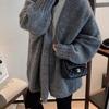 Autumn/Winter 2025 Women's Loose Knit Cardigan - Soft & Cozy Mid-Length Sweater