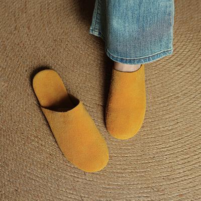 Мода 2025 Лето Мягкие Женские Шлепанцы Натуральная Кожа Женская Обувь Круглый Носок Плоская с Закрытым Носком Слингбэк Женские Мюли