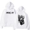 Anuel AA Real Hasta La Muerte Merch Hoodie Men's High Street Fashion Vintage Hoodies Unisex Comfort Long Sleeve Loose Sweatshirt