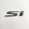 3D Металлическая эмблема SI для задней крышки багажника, передней решетки радиатора, автомобильный значок, хромированная наклейка, эмблема для автомобиля Civic Accord